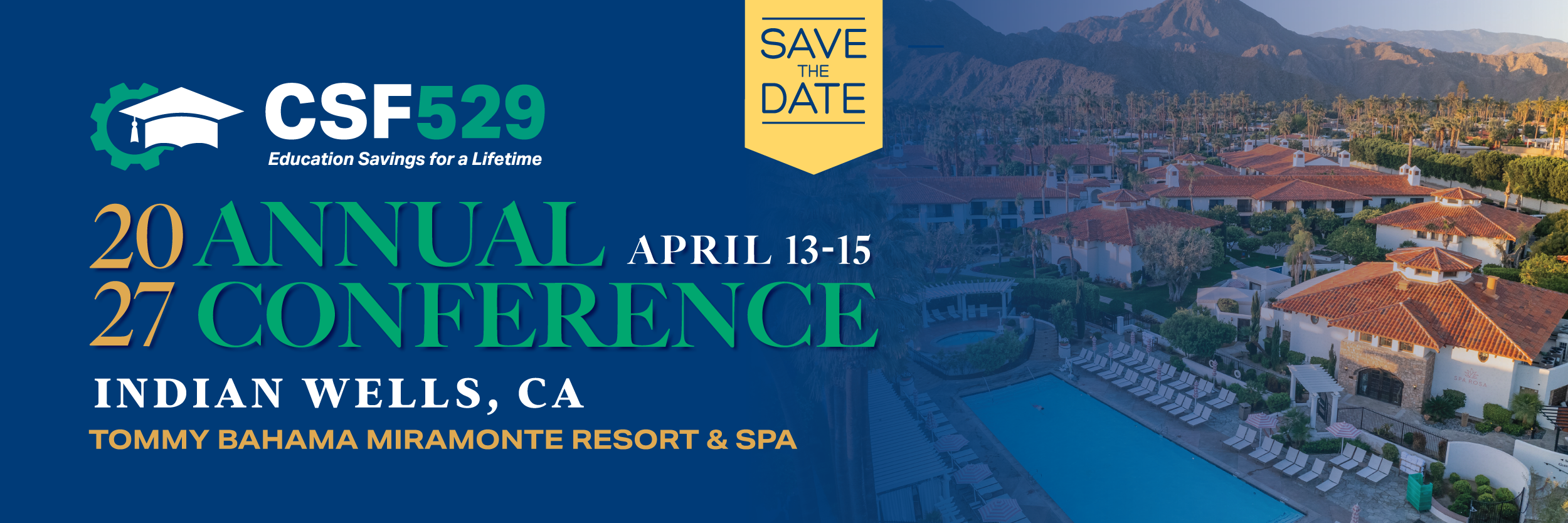 CSF 2027 Annual Conference Save The Date Banner
